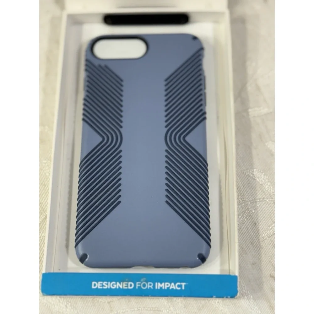 Speck iPhone Case Blue iPhone 7 Plus - Presidio Grip Super Skim